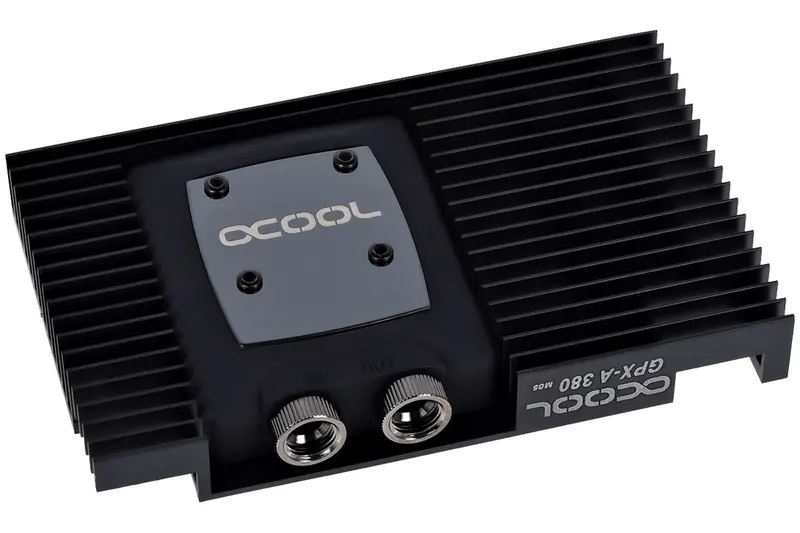 Alphacool Nexxxos Gpx Gpu Water Block – Amd Radeon R9 380 M05 With Black Finish & Backplate 1