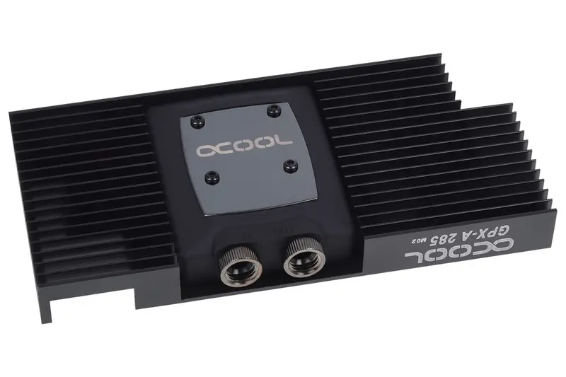 Alphacool Nexxxos Gpx Water Block For Amd Radeon R9 285 (M02) – Black With Backplate 1