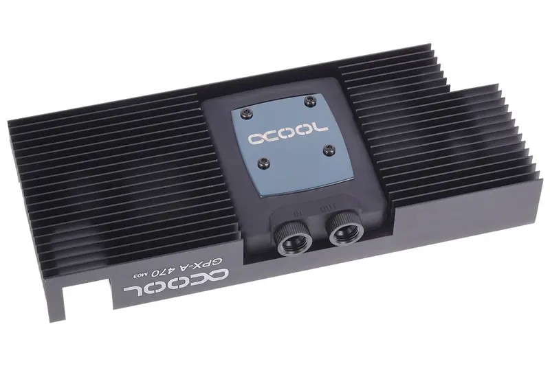 Alphacool Nexxxos Gpx Water Block For Amd Radeon R9 470 M03 – Includes Backplate (Black) 1