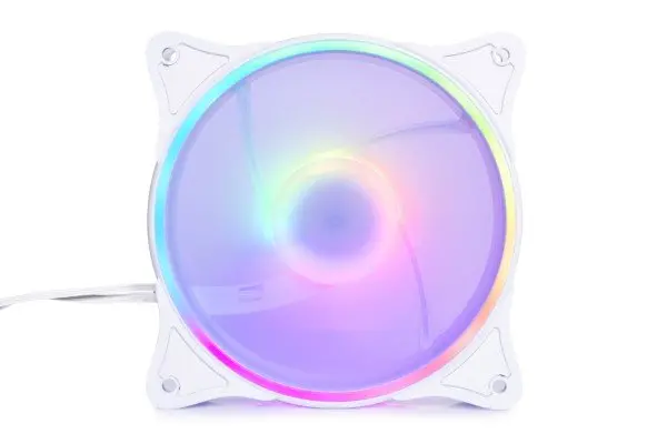 Alphacool Rise Aurora 120Mm White Pwm Fan (120 × 120 × 25 Mm) 1