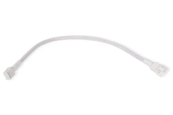 Alphacool White 4-Pin Fan Extension Cable (30Cm) 1