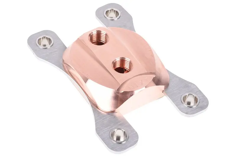 Aquacomputer Cuplex Kryos Next Am4 Cpu Block – Copper & Sterling Silver Edition 1
