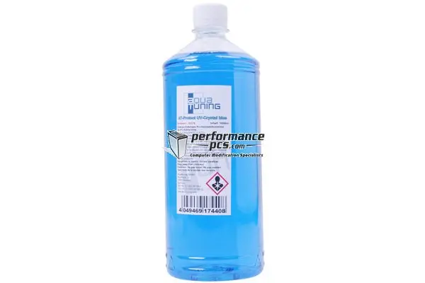 Aquatuning At-Protect Uv Crystal Blue Coolant – 1000Ml Bottle 1