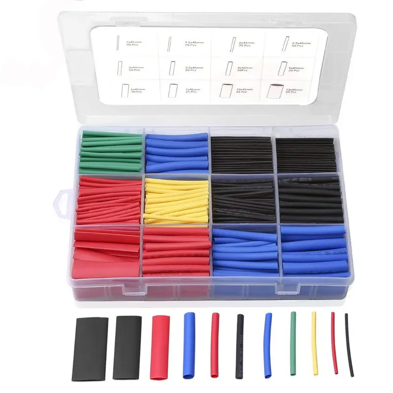 Assorted Heat Shrink Tubing Kit – 560 Pieces, 1Mm To 13Mm Diameter, Multi-Color 1