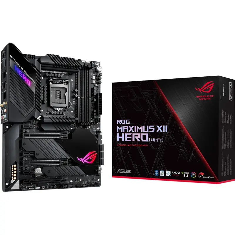 Asus Rog Maximus Xii Hero (Wi-Fi) Atx Motherboard For Lga 1200 1
