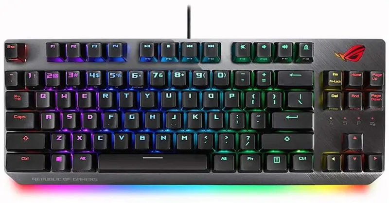 Asus Rog Strix Scope Tkl Mechanical Keyboard – Cherry Mx Brown Switches, Rgb Backlight 1