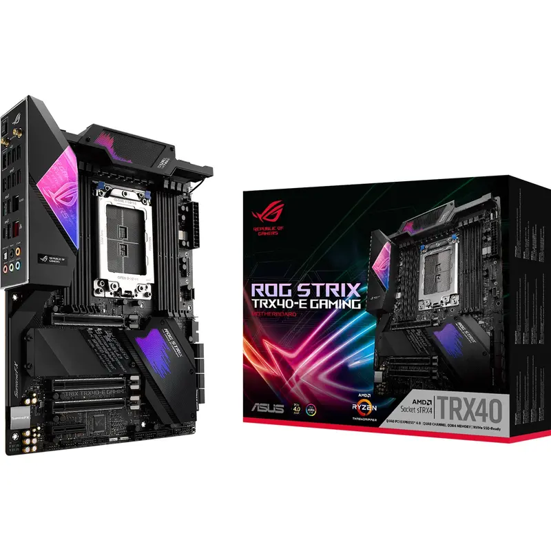 Asus Rog Strix Trx40-E Gaming Atx Motherboard For Amd Threadripper 1