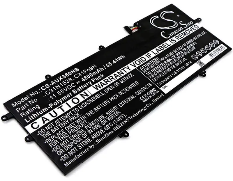 Asus Ux360Ua / Q324Ua Laptop Battery – 11.55V 4800Mah Li-Ion (55.44Wh) 1