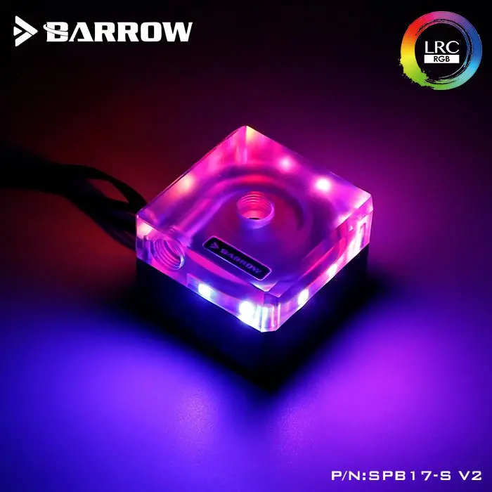 Aurora 17W Pwm Pump Kit – Acrylic Cover & Metal Housing – Matte Silver 1