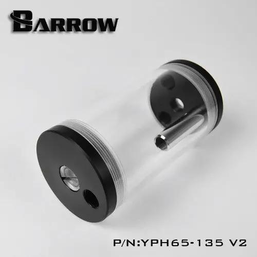 Barrow 135Mm Transparent Multiport Acrylic Reservoir – Black Trim 1