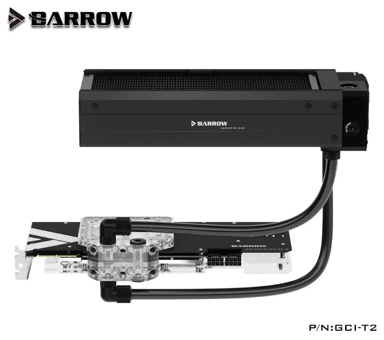 Barrow 240Mm All-In-One Radiator Kit — Integrated Vram Cooling Module 1