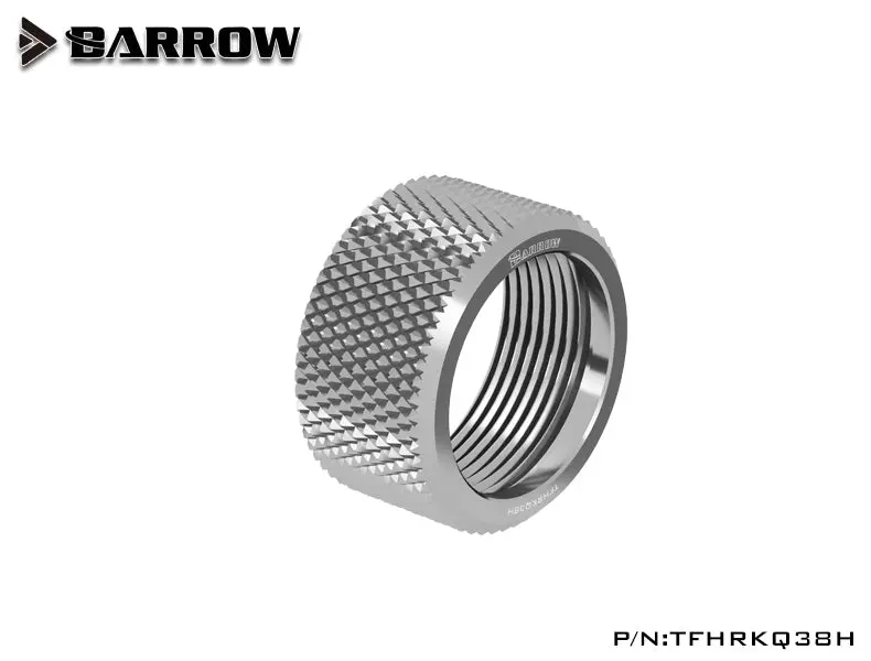 Barrow Choice Shiny Chrome Silver G1/4" Compression Fitting With Alloy Ring – 3/8" Id × 5/8" Od Soft Tubing 1