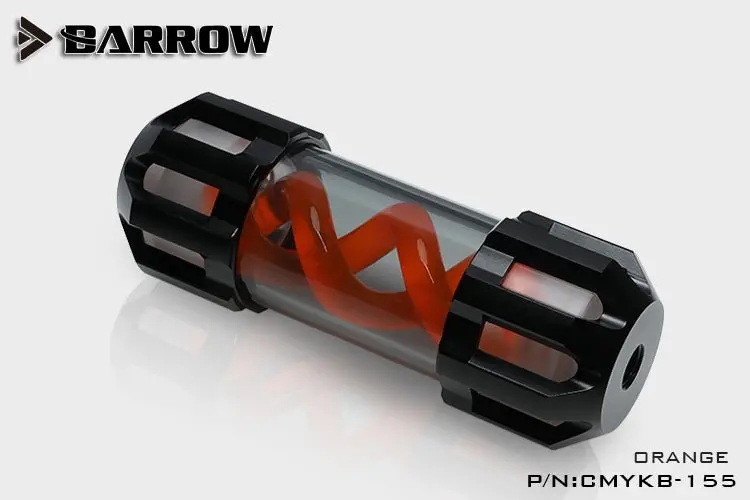 Barrow Dark Night T-Virus Spiral Reservoir – 155Mm, Black & Orange Accent 1