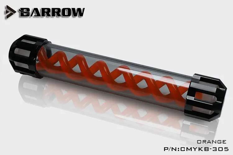 Barrow Dark Night T-Virus Spiral Reservoir – 305Mm, Black & Orange Accent 1