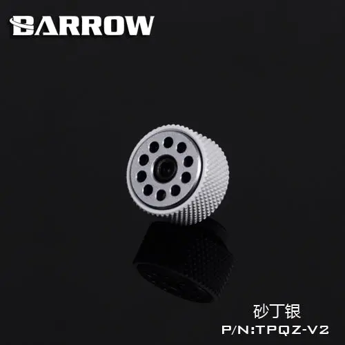 Barrow Hybrid Exhaust Valve – Manual + Auto Mode, White Body & Matte Silver Button 1