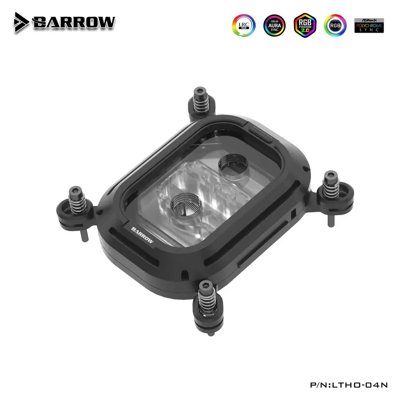 Barrow Kepler Series Intel Cpu Water Block – Matte Black (115X/1700/X99/X299) 1
