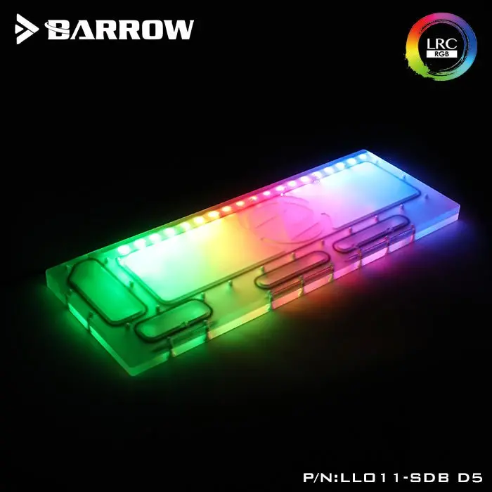 Barrow Lrc2.0 Waterway Plate For Lian Li O11 Cases – Compatible With D5 & Ddc Pumps 1