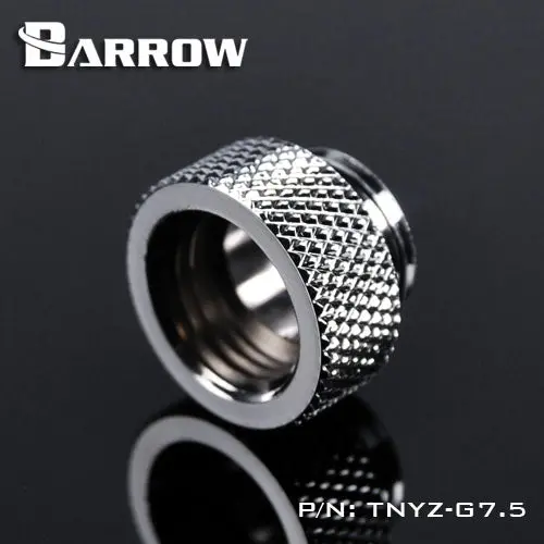 Barrow Shiny Silver G1/4" 7.5Mm Male-To-Female Extension Fitting 1