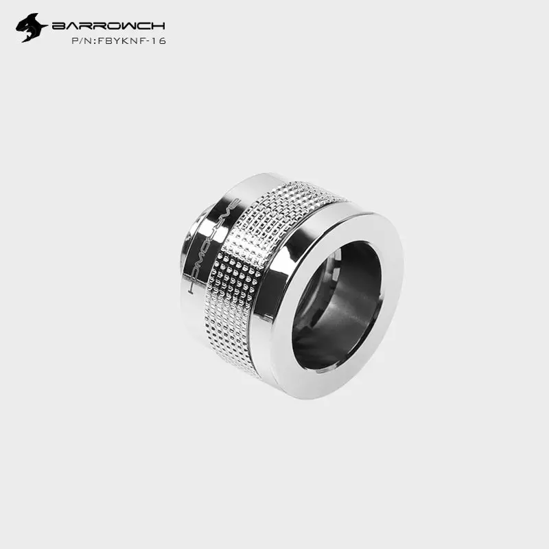 Barrowch Wolverine Anti-Shedding Fitting For 16Mm Rigid Tubing – Shiny Silver 1