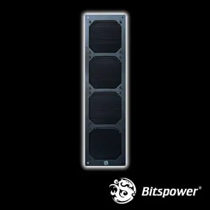 Bitspower 480Mm Mesh Radguard – Aluminum Frame With Black Anodized Finish (4×120Mm) 1