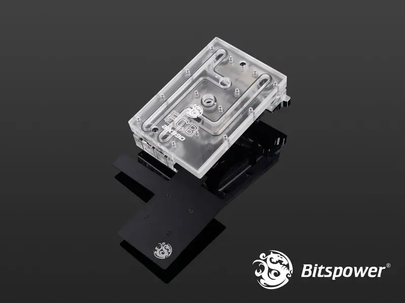 Bitspower Aix99D Full-Cover Cpu Water Block – Nickel-Plated Clear Acrylic Edition 1