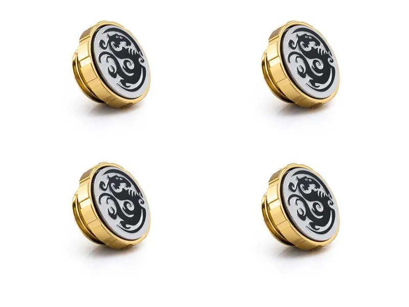 Bitspower Artemis True Brass Stop Fittings – Magnetic Logo Design, Set Of 4 1