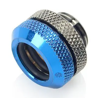 Bitspower G1/4" Black Sparkle & Royal Blue Multi-Link Fitting – 12Mm Od 1