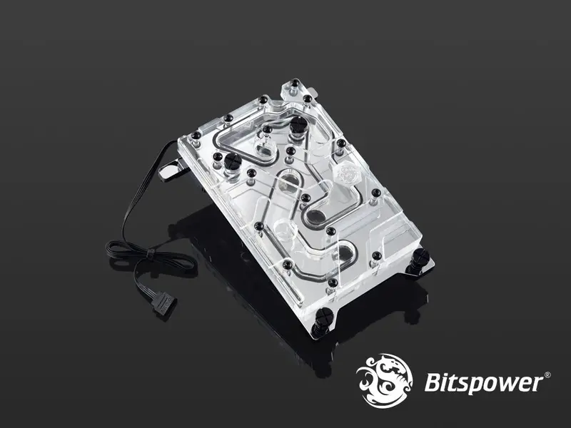 Bitspower Mx399Cb Rgb-Nickel Monoblock Cpu Water Block 1