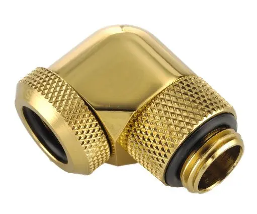 Bitspower True Brass Enhance Rotary 90° Multi-Link Adapter – Od 14Mm 1