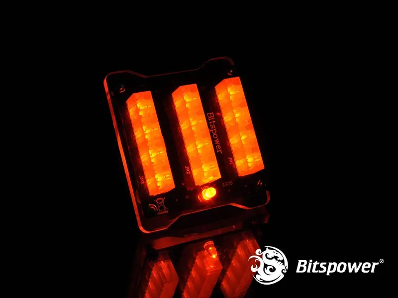 Bitspower X-Station Mini Active Multi-Psu Module – Orange Finish 1