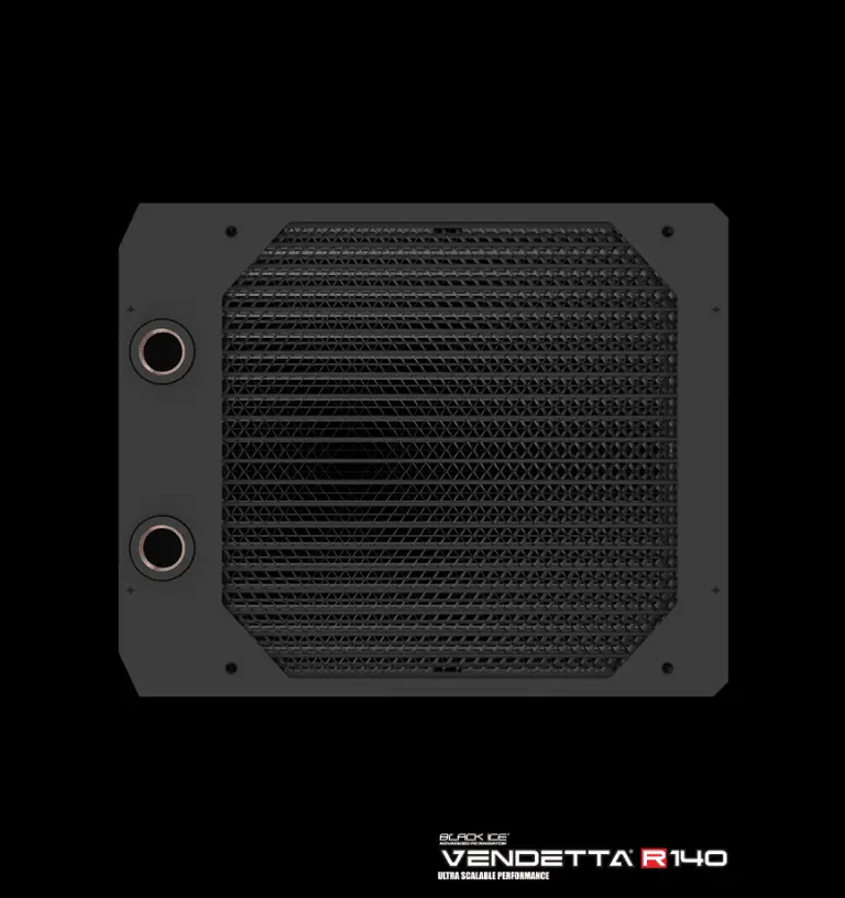 Black Ice Vendetta R140 Radiator – Omega Black Model 1
