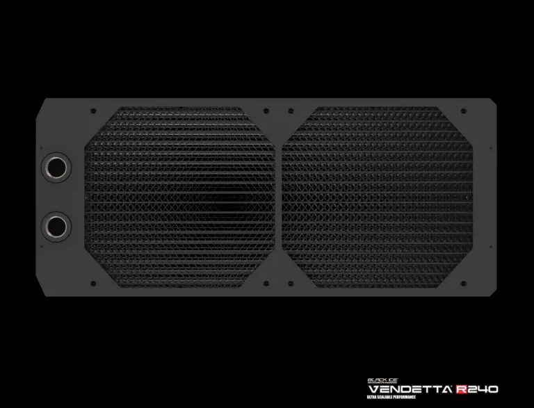 Black Ice Vendetta R240 Radiator – Omega Black Design 1