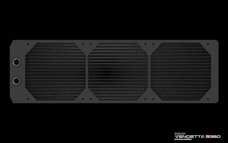 Black Ice Vendetta R360 Radiator – Omega Black Edition 1