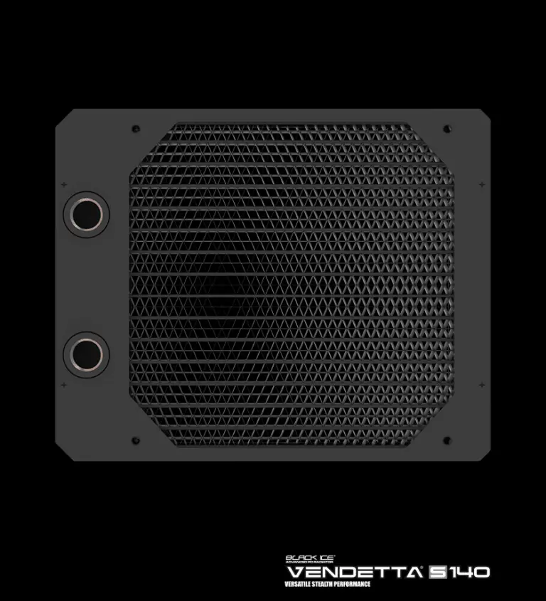 Black Ice Vendetta S140 Omega Black Low-Profile Gpu Block 1