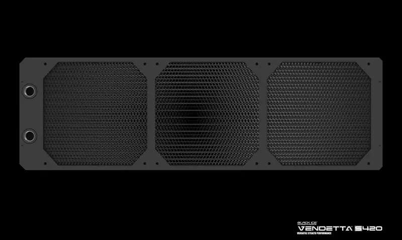 Black Ice Vendetta S420 Omega Black Graphics Card Cooler 1