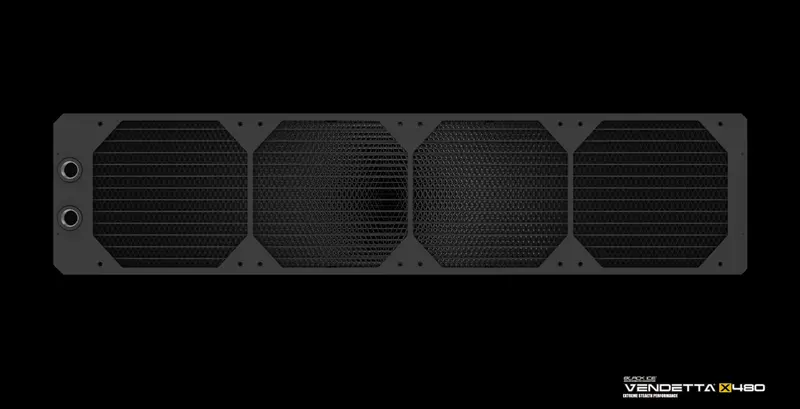Black Ice Vendetta X480 Omega Black High-Performance Cpu Block 1
