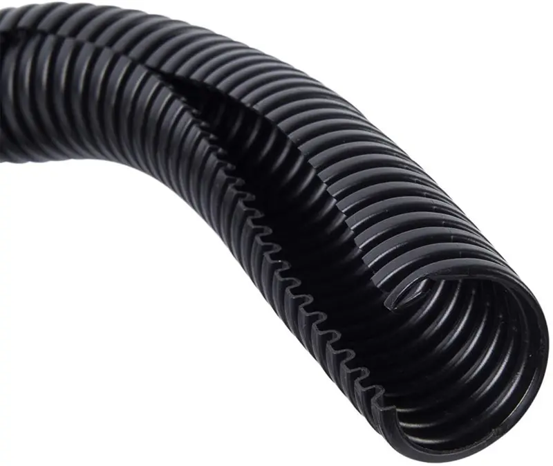 Black Polyethylene Split Tubing – 0.415" Id × 0.532" Od 1
