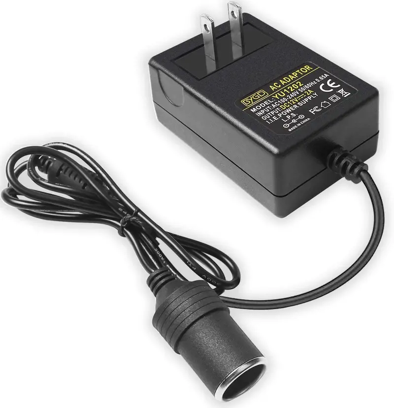 Bygd Universal Ac/Dc Power Adapter – 100–240V Input To 12V/2A Output (Cigarette Socket) 1