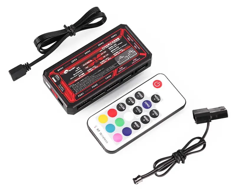 Bykski B-Rgb-C8-V2 Rgb Controller – 8-Channel 12V Addressable Lighting Module 1