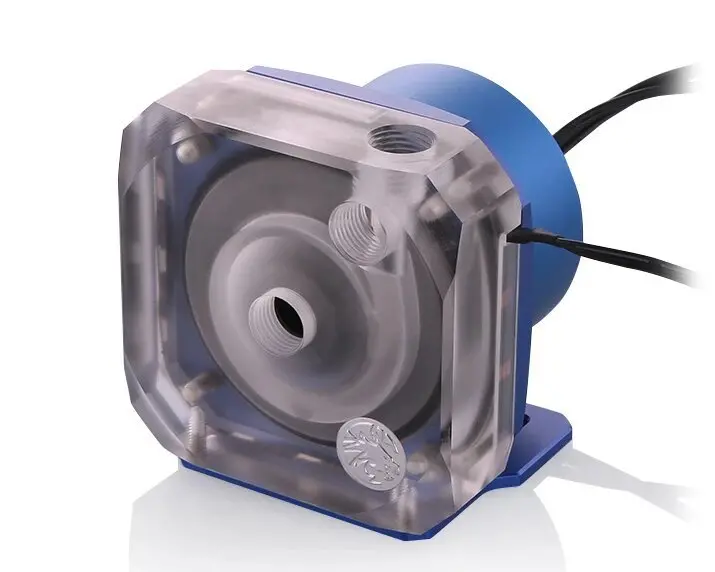 Bykski Pms5 Pwm Liquid Cooling Pump – 12V, Blue Mount 1