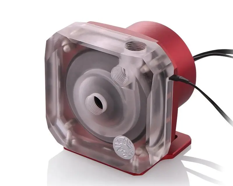 Bykski Pms5 Pwm Liquid Cooling Pump – 12V, Red Mount 1