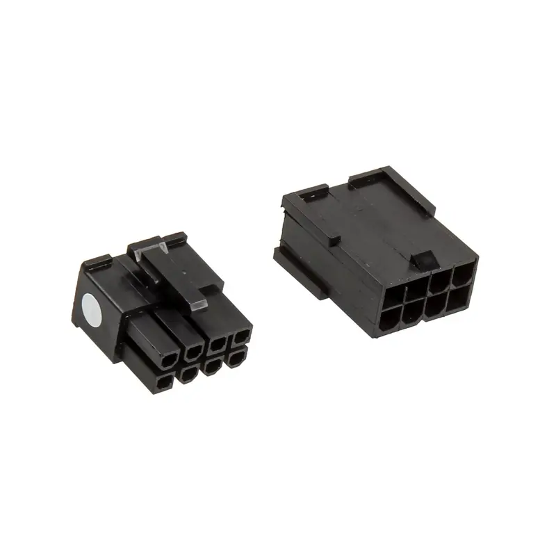 Cablemod 8-Pin Pcie Connector Kit – Black Male & Female Modular Cables 1