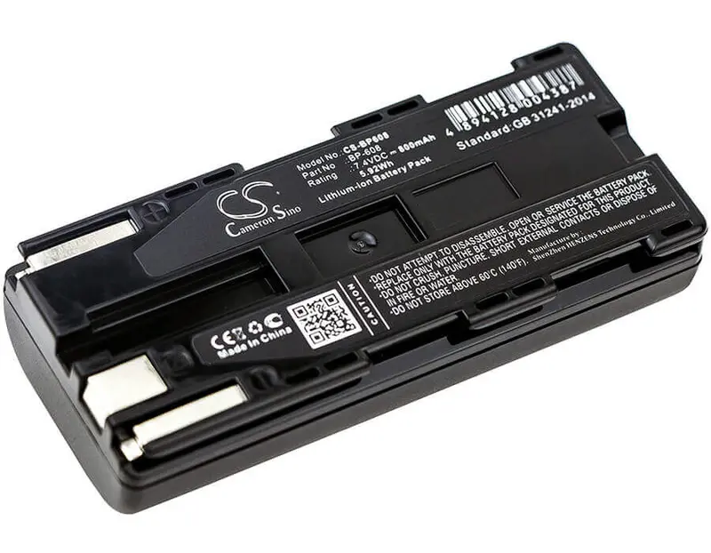 Canon Bp-608 Camera Battery – 7.4V Li-Ion, 800Mah, 5.92Wh (C2, Dm-Mv1) 1
