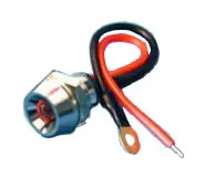 Chrome-Finished Red Led Indicator Light 1