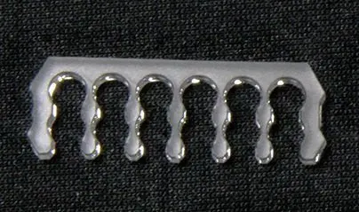 Clockwerk Industries Acrylic Rake Cable Comb – Clear, Rectangle Shape (12-Pack) 1