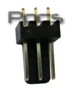 Connectx 3-Pin Male Fan Housing – Matte Black 1