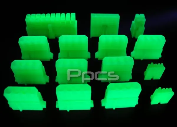 Connectx Atx 20-Pin Female Power Connector Housing – Uv-Green Glow 1