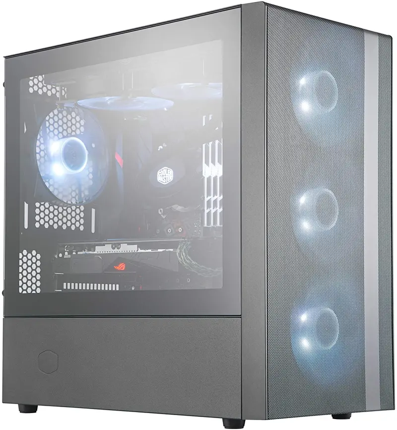 Cooler Master Masterbox Nr400 Micro-Atx Pc Case – Compact Tower Build 1