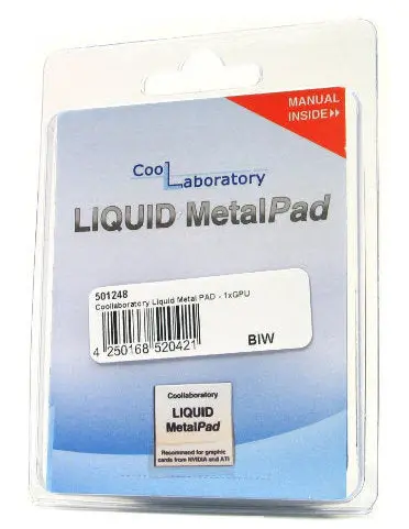 Coollaboratory Metalpad – Pure Liquid Metal Thermal Pad For Gpu Cooling (Single Unit) 1