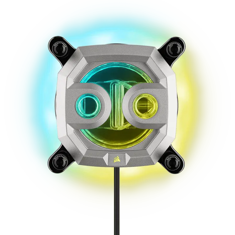 Corsair Hydro X Series Xc9 Rgb Cpu Water Block – Silver Finish For Lga2066/Str4 1